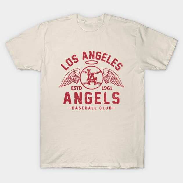 Los Angeles Angels by Buck Tee T-Shirt by Buck Tee